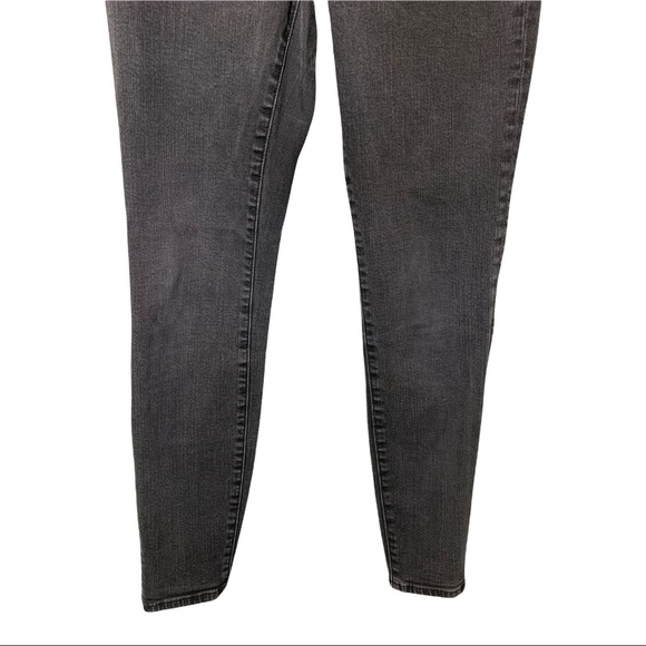 *SOLD*  MADEWELL HIGH RISER SKINNY FADED BLACK JEANS ACID WASHED DENIM SIZE 28 - Picture 7 of 16
